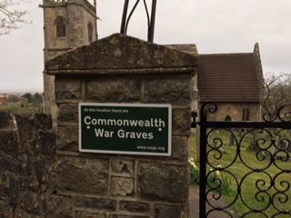 Kewstoke Church War Graves Sign