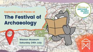 The Festival of Archaeology event poster