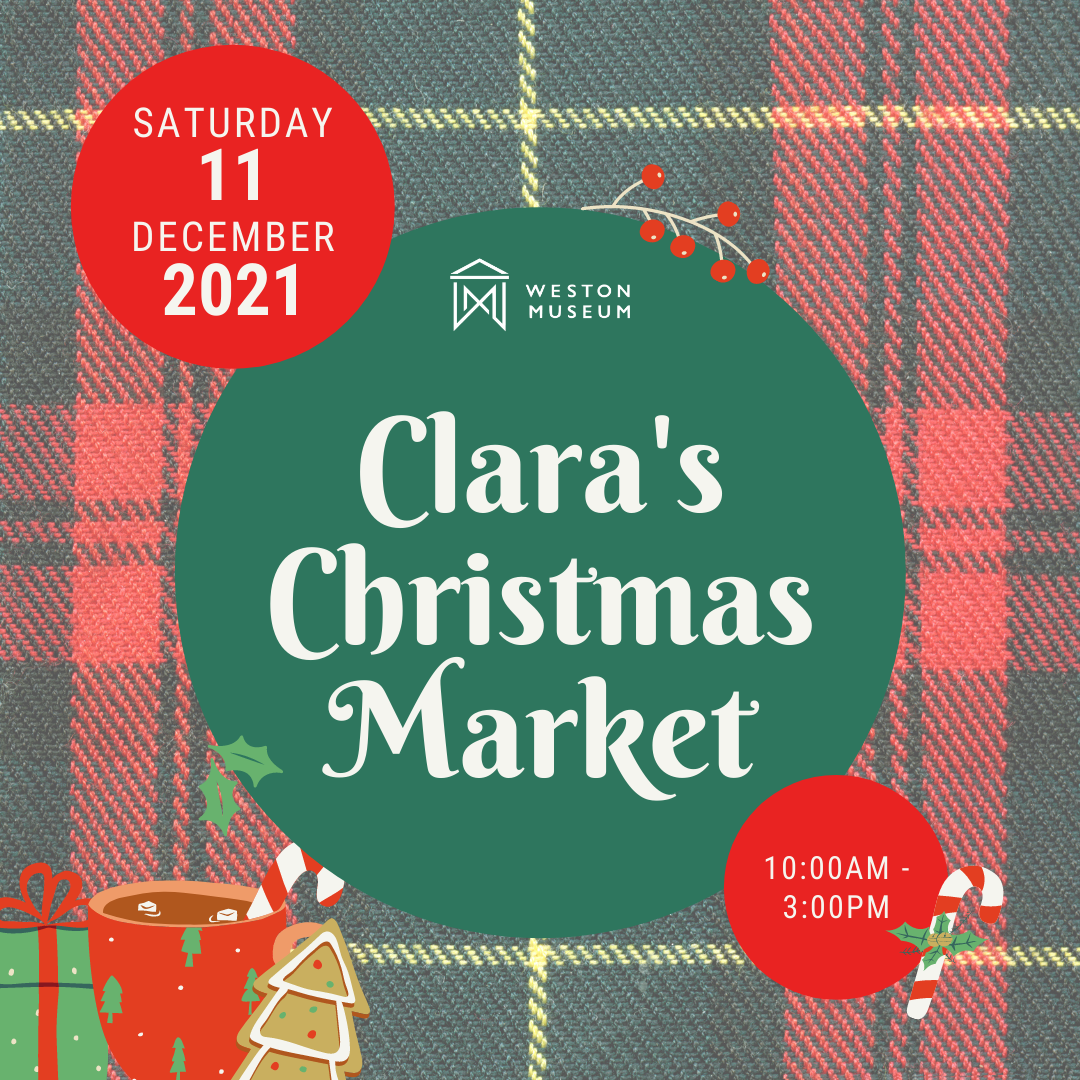 Claras Christmas Market 2021 Instagram Post and Web